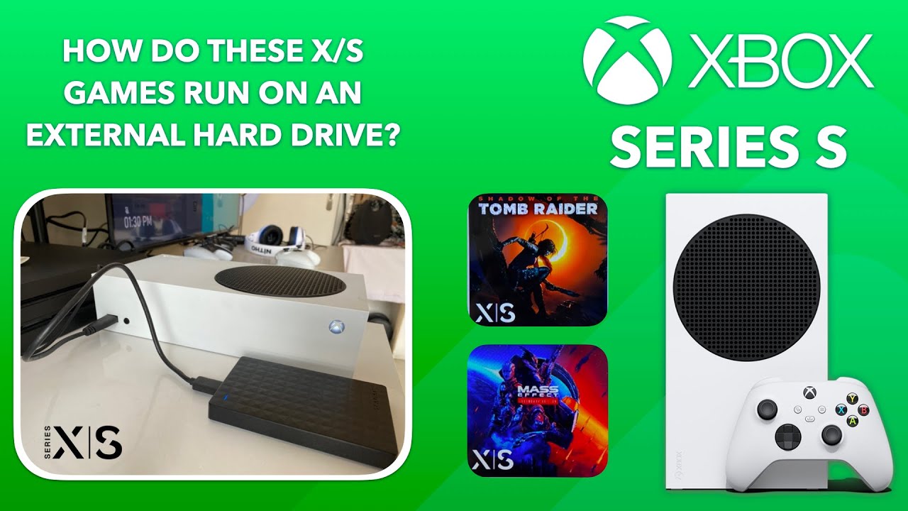 Can you play Xbox Series X/S games from an external Hard Drive?