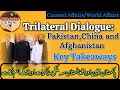 Trilateral Dialogue Among Pakistan China and Afghanistan in Islamabad | Current Affairs for CSS PMS