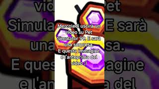 Pet Simulator 99 - Secret video arriverà mercoledì. #ps99 #og #roblox #shorts #video #cat