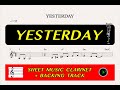 🔥YESTERDAY SHEET MUSIC CLARINET🔥  +  🔴BACKING TRACK🔴               🎹ACORDES ACOMPAÑAMIENTO🎹   ✅FÁCIL