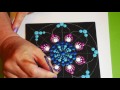 How to paint dot mandalas with Kristin Uhrig- #12 stained glass design