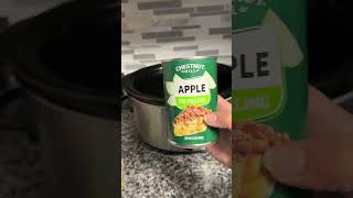 Easy 2 ingredient crockpot dessert #crockpotcooking #easydessert #easydessertrecipes #simpledesserts