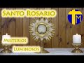 Santo rosario mara con nosotros misterios luminosos jueves ante el santsimo