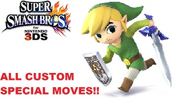 Smash 4 3DS - ALL of Toon Link