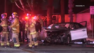 2 killed when suspected drunk driver fleeing from police crashes into car, police say | ABC7