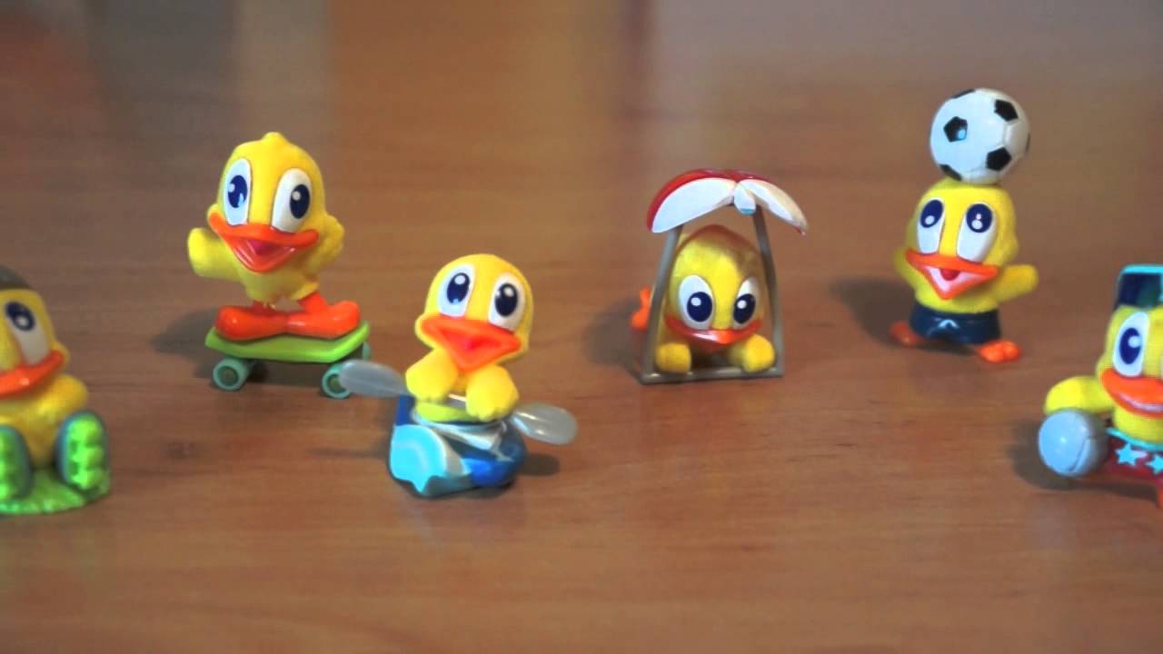 Ü Ei Figuren Enten - Kinder Surprise - YouTube