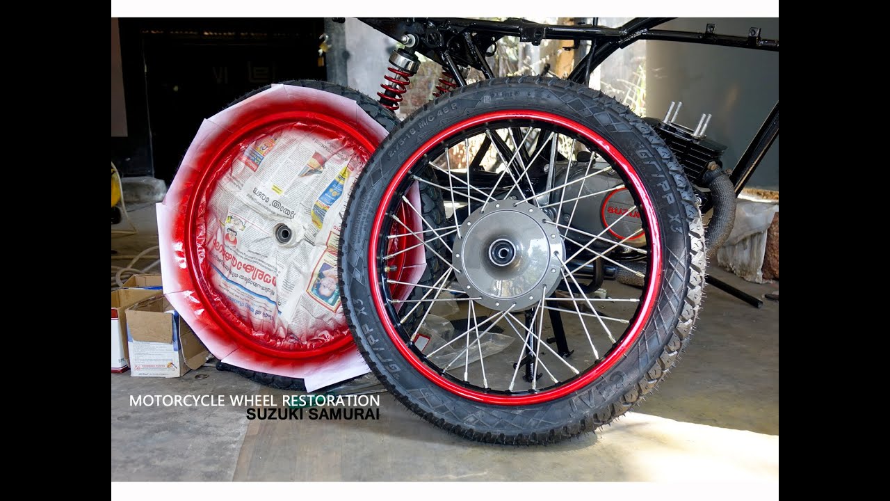 Motorcycle Wheel Restoration Suzuki Samurai By Prasanth Violet