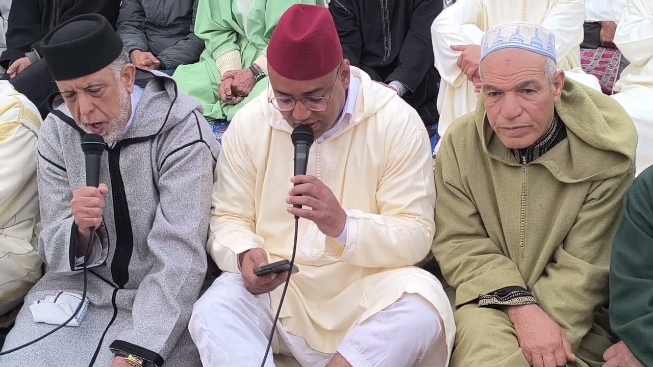 اجواء صلاة العيد الفطر من حي سيدي عبد الكريم مدينة سطات