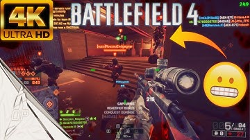 BF4 SNIPING ON LOCKER AND METRO IN 2024 EP.7 _ BATTLEFIELD 4 PC GAMEPLAY [4K 60FPS][NO COMMENTARY]