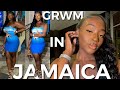 GRWM IN JAMAICA ! MAKEUP + HAIR + OUTFIT + FRAGRANCE| AMINACOCOA