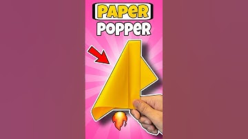 How to Make the Loudest Paper Popper 🤩 #shorts