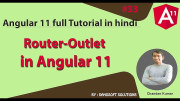 router outlet in Angular 11 : Angular 11 Full Tutorial in Hindi