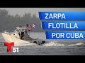 Zarpa flotilla en apoyo al pueblo de Cuba