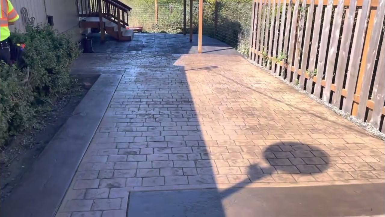 concrete-stamping-brown-cobblestone-youtube