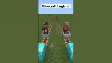 Minecraft Logic Part 5 #minecraft #minecraftshorts #gaming