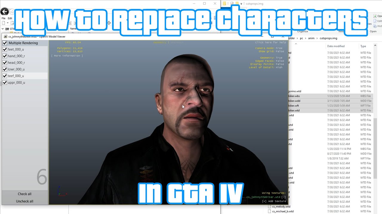 Character changing for GTA 4: 141 changing mods for GTA 4