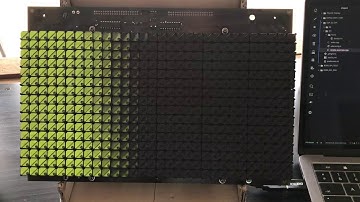 ANNAX Flipdot at max rate