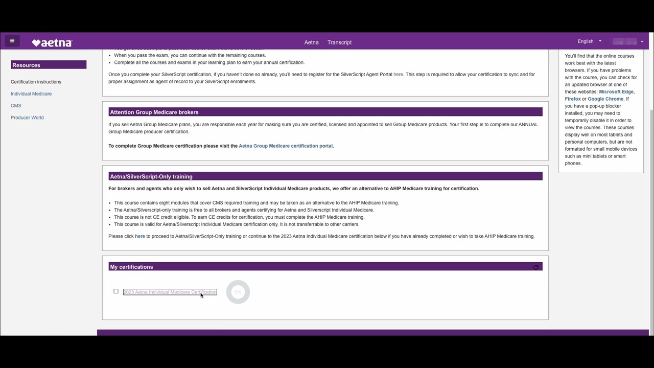 Aetna 2023 Certification 2023 Calendar