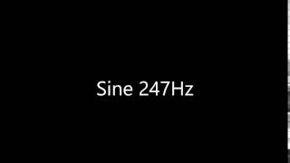 Sine 247Hz Audio Only