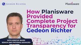 How Planisware Provided Complete Project Transparency for Gedeon Richter