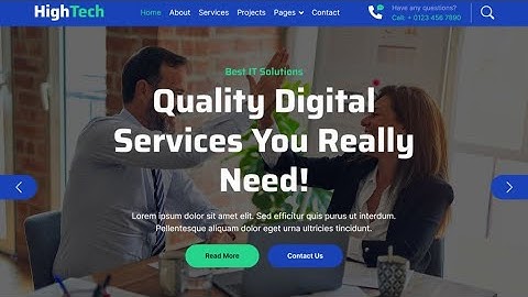 Digital Marketing Website Template  Html Css  & Javascript | 100% Free Source Code | @rjksharma