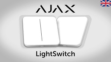 Ajax LightSwitch | Smart Light Switch with Jeweller Wireless Technology