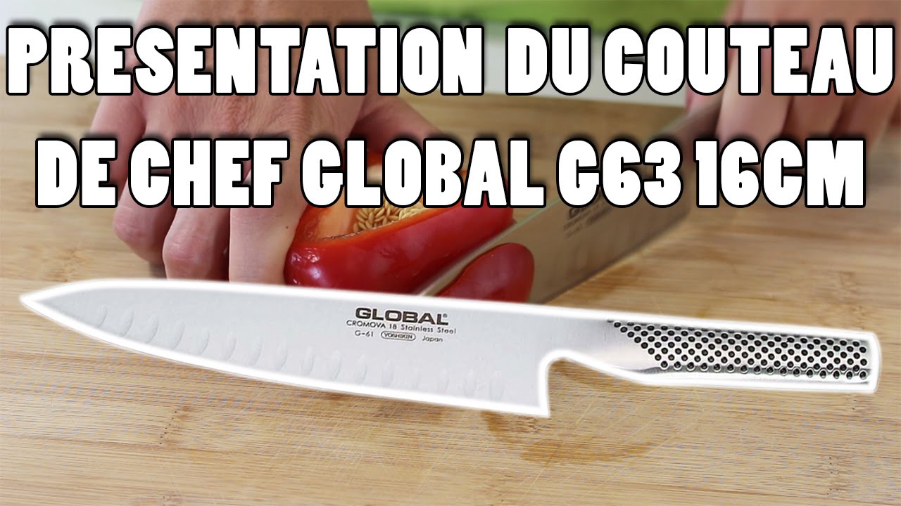 Couteau à viande Global 21 cm - Colichef