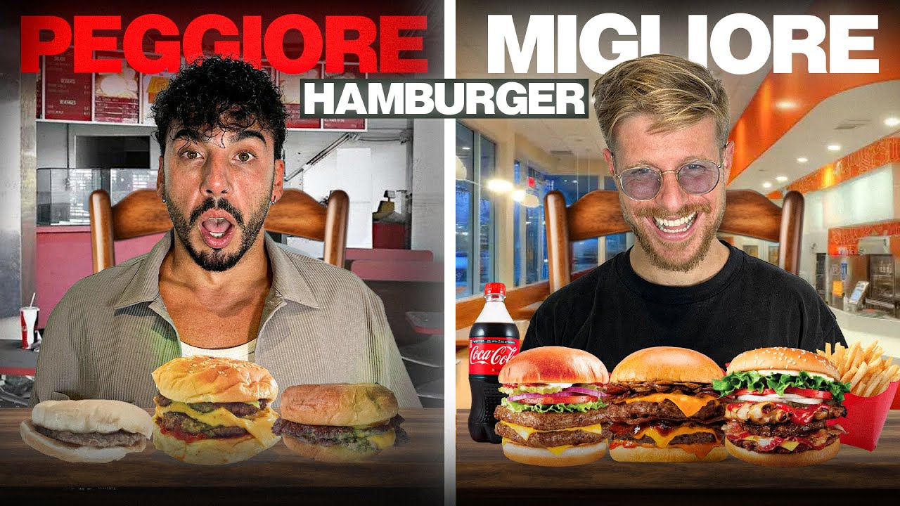 PEGGIORE vs MIGLIORE HAMBURGER su JUST EAT - RIMANIAMO DAVVERO SCANDALIZZATI DAL RISULTATO FINALE!