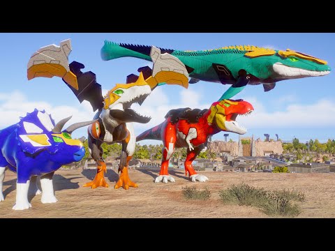 Jurassic Dinosaur Core Evolution Battle and Rampage: Mega D