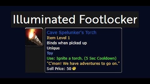 How To Loot The Illuminated Footlocker Treasure And Get The Cave Spelunker