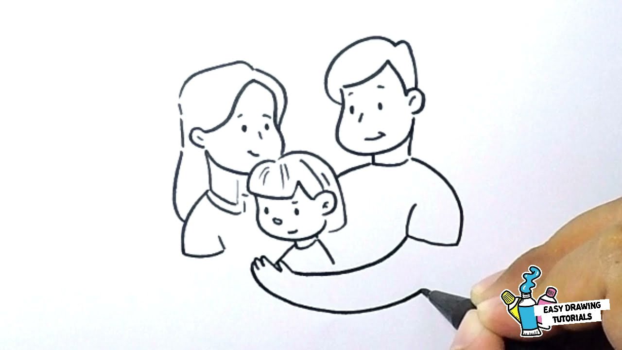 family - sketches - Drawings & Illustration, People & Figures, Family &  Friends, Children - ArtPal