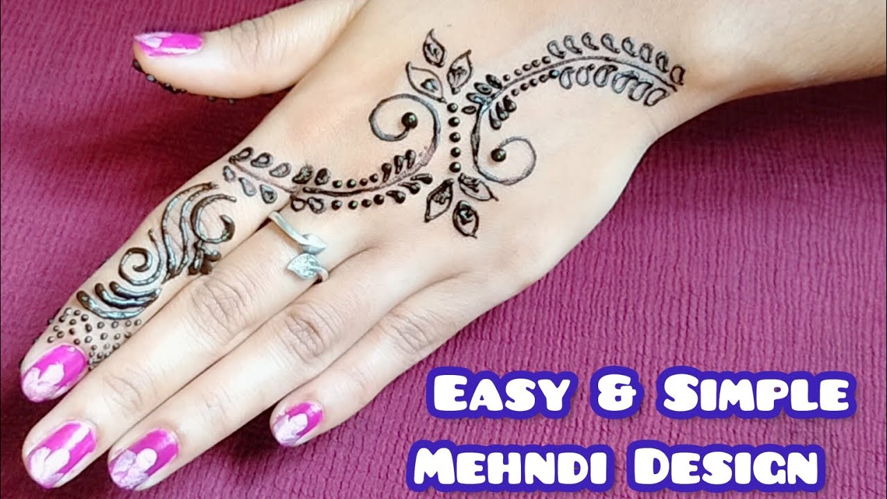 Simple Mehndi Designs For Minimalist Brides | Weddingplz