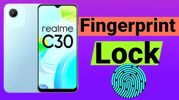 Realme c30 fingerprint settings ! Realme c30 me fingerprint lock kaise lagaye How to set fingerprint