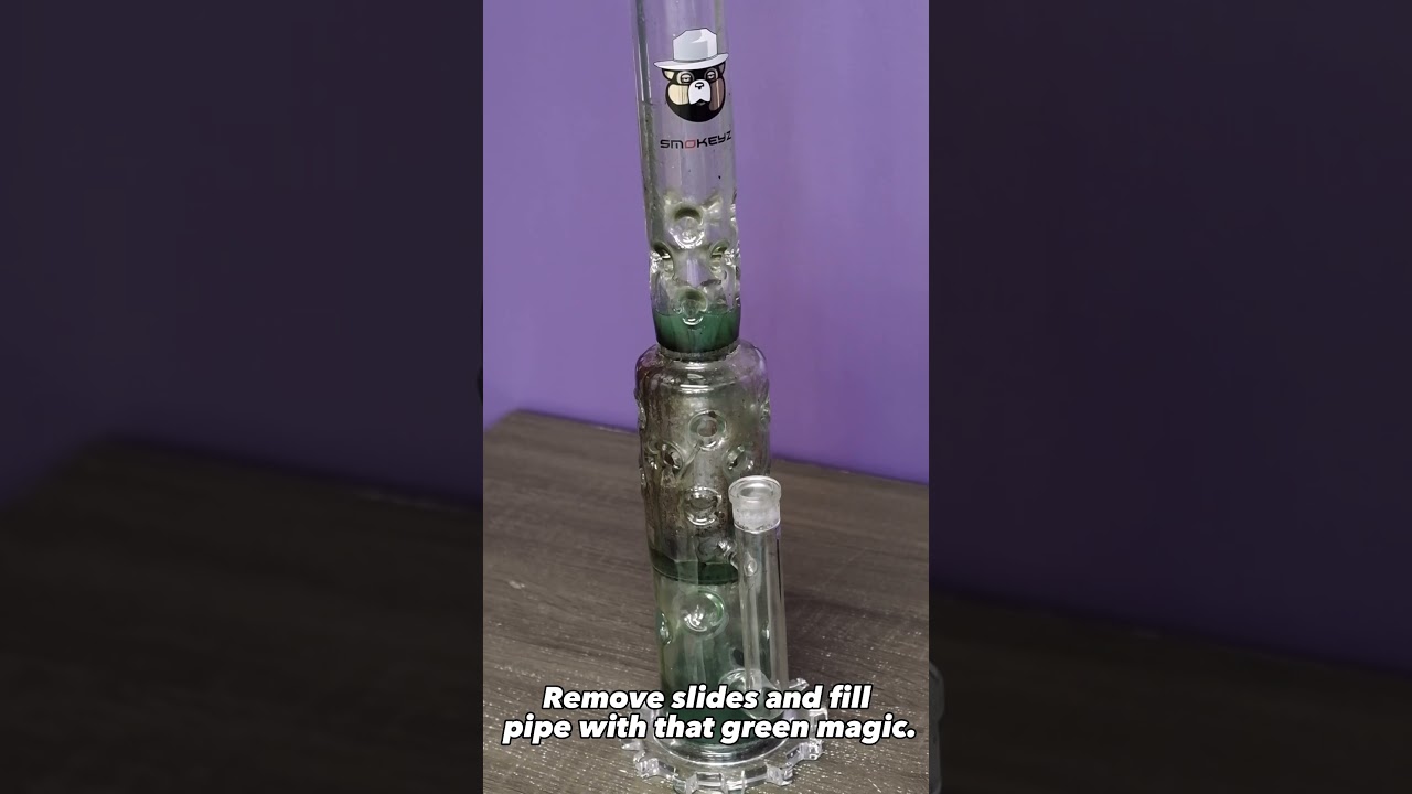 How to clean a water pipe