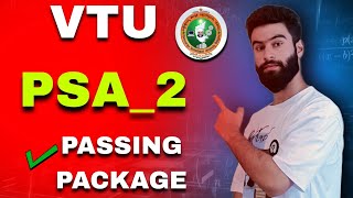 PSA2 Vtu Important Questions| 21EE62