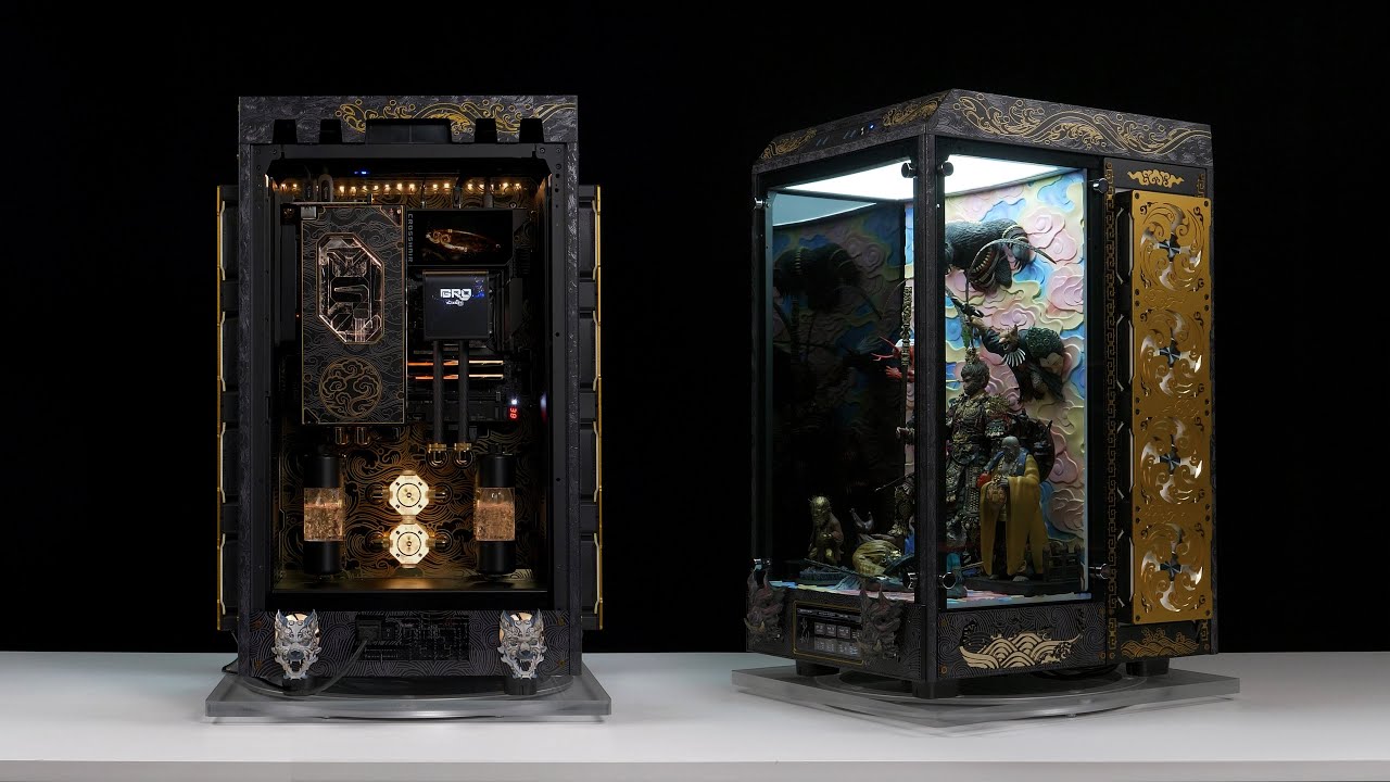 「BRO」World's FIRST 9950X3D + RTX 5090 Custom Water cooling TOWER 900Build! (Black Myth Edition)