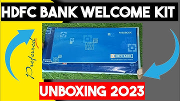 HDFC Preferred Saving Account Welcome Kit Unboxing | Premium Benefits |
