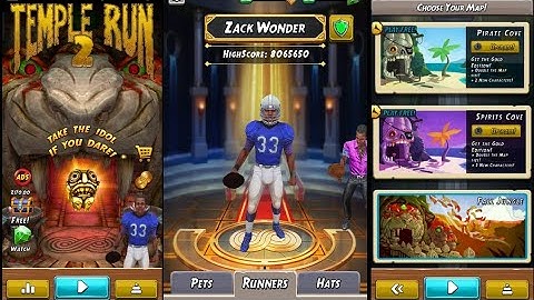 Temple Run 2 In A New Look | Character Zack Wonder | Map Fall Jungle