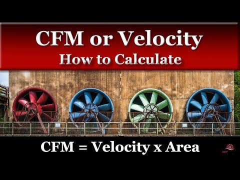 वीडियो: आप वायु प्रवाह की मात्रा की गणना कैसे करते हैं?