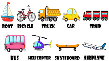 Vehicles Transportation Song For Kids