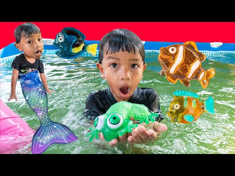 ให้อาหารนางเงือก กินปลาเป็นอาหาร | พี่ปลื้ม