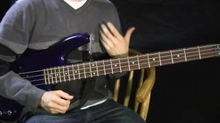 3 Ways to Slap a Bass - Intro to Funk Technique - The Thump and Pluck Guitar/Bass Series chords