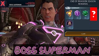 DROPPING THE BEST ARTIFACT IN THE GAME & BOSS SUPERMAN ONESHOT | INJUSTICE 2 MOBILE