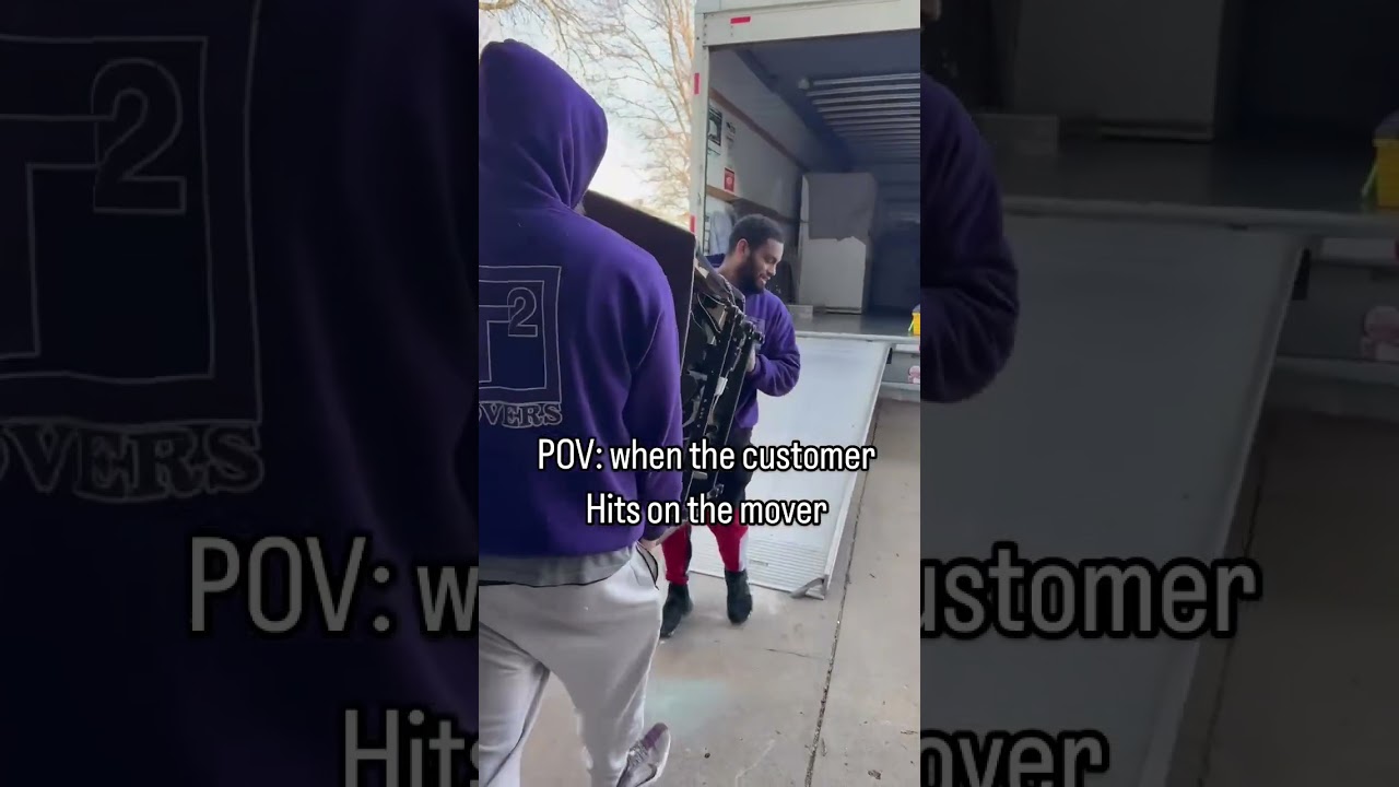 When the Client Starts Flirting 😳   Lincoln, NE Movers BTS