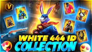 White 444 Collection Verses 😱 White 444 New id 🔥 Level - 76 Id Giveaway !! 😱🔥