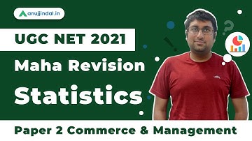 UGC NTA NET June 2021, Dec 2020 | Statistics | Paper 2 Commerce & Management Maha Revision