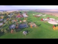 Epic aerial drone of grinnell iowa