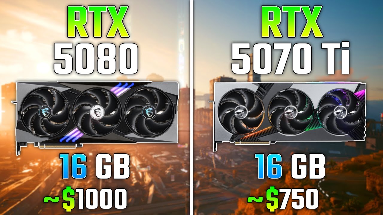 RTX 5080 vs RTX 5070 Ti | Test in 7 Games - YouTube