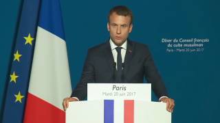 Emmanuel Macron Au Dîner Du Conseil Français Du Culte Musulman