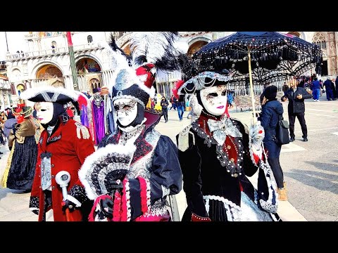 Video: Karnival Venice: ekstravaganza dongeng pada pertengahan musim sejuk